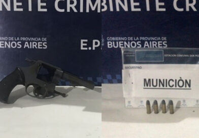 Allanamiento: secuestran un revólver y municiones usados en una amenza