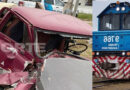 San Nicolás: un tren embistió a una pick up cruzando un paso a nivel al descompensarse su conductor