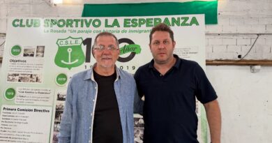 Leonel Duarte asumió como nuevo presidente del club La Esperanza tras la asamblea general ordinaria