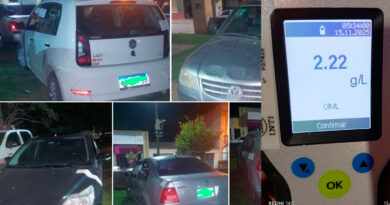 Controles: retuvieron siete autos por alcoholemia positiva en operativos de tránsito