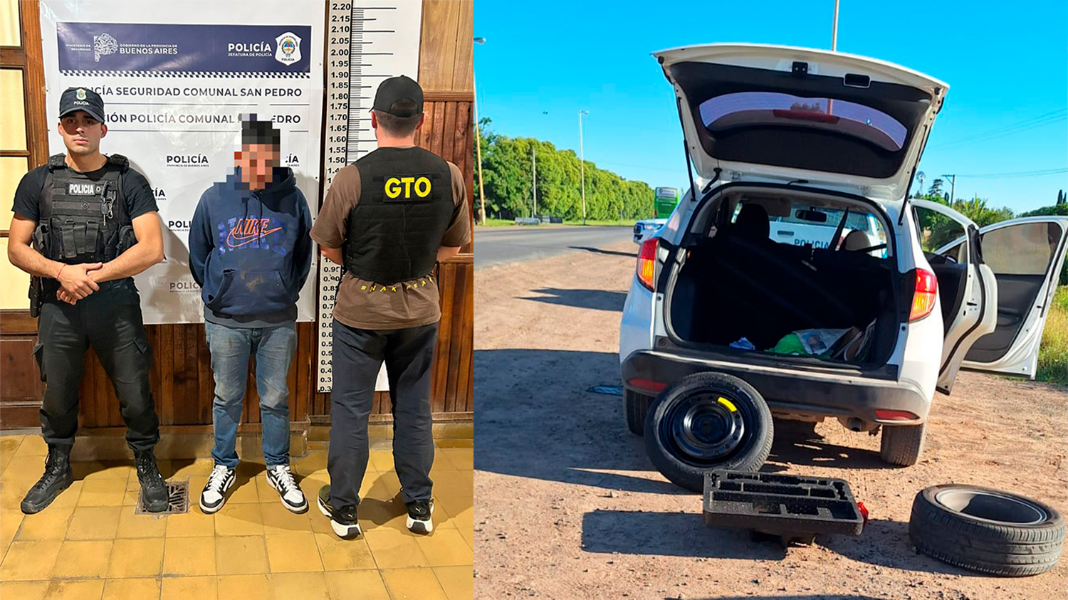 Persecución y arresto: detienen a un joven de Baradero con un auto ...