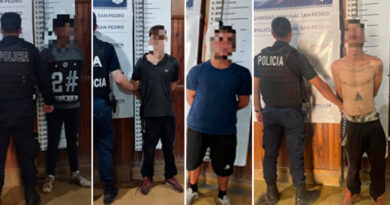 Cuatro aprehendidos: por disturbios en estado de ebriedad y un joven detenido tras intentar robar una batería de auto