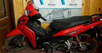 Rápido accionar policial: recuperaron en Río Tala una moto robada minutos antes en San Pedro