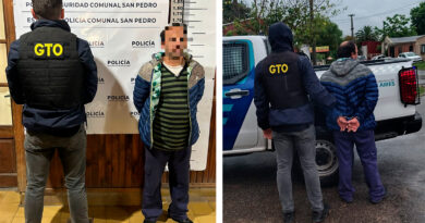 Detuvieron a un hombre condenado por la Justicia por portación ilegal de arma de guerra