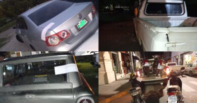 Operativo de tránsito y alcoholemia con varios vehículos retenidos