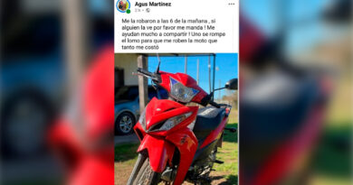 “Me costó mucho tenerla”: el pedido de una vecina tras el robo de su moto