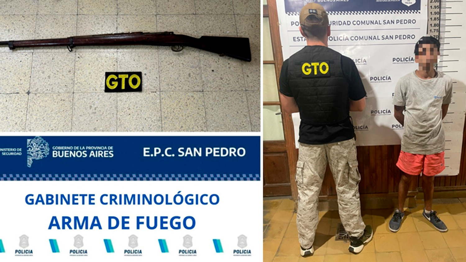 Allanamiento y detención por amenazas agravadas y tenencia ilegal de ...