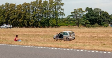 Choque por alcance en Ruta 9: una mujer resultó herida leve