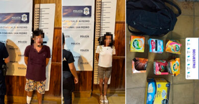 Aprehendieron a una pareja tras un intento de robo en un comercio