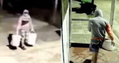 Denuncia un robo de herramientas y difunden imágenes del presunto autor del hecho