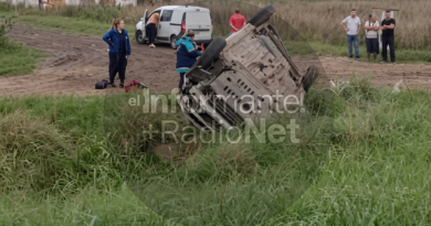 Tragedia en la Ruta 9: una persona murió tras el vuelco de un auto en Ramallo