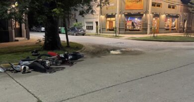 Grave choque de motos en Villa Ramallo: un hombre de 74 años está en estado crítico