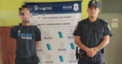 Aprehenden a un hombre por violar una restricción perimetral en Gobernador Castro
