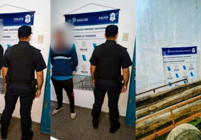 Dos aprehendidos en La Tosquera por trasladar palos de quebracho robados