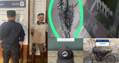 Aprehenden al joven que robó la moto en Mitre y Tucumán