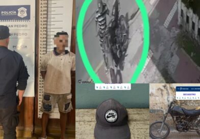 Aprehenden al joven que robó la moto en Mitre y Tucumán