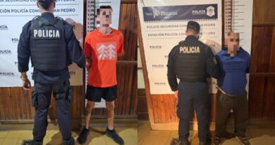 Dos hombres fueron aprehendidos por causar disturbios en estado de ebriedad