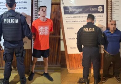 Dos hombres fueron aprehendidos por causar disturbios en estado de ebriedad