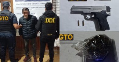 Allanamientos por abuso de armas: secuestran un arma y droga y aprehenden a un hombre de 64 años