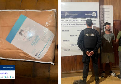 Vecino detuvo a delincuente  de 19 años que le había robado un acolchado