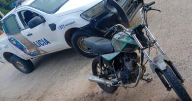 Secuestran moto por múltiples infracciones en Río Tala