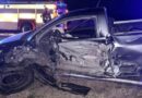 Grave accidente en Ruta 191 a la altura de Salto: un hombre quedó atrapado tras chocar una camioneta con un camión