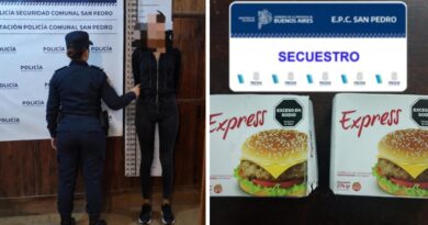 Aprehendieron a una mujer acusada de robar mercadería en dos comercios
