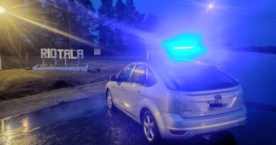 Despiste en el acceso a Río Tala: dos personas fueron hospitalizadas y el vehículo quedó secuestrado
