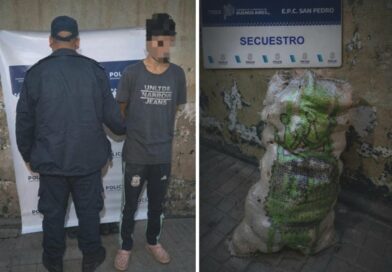Aprehenden a un joven por robar 20 kilos de batatas de un predio abierto