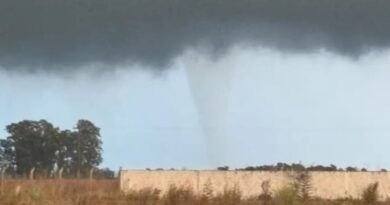 Un tornado azotó a Las Flores: destruyó una vivienda y dejó cuatro heridos