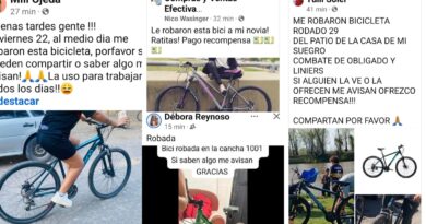 Preocupación por el robo de bicicletas: al menos cuatro vecinos denunciaron hechos durante el fin de semana