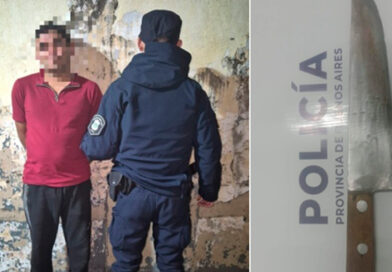 Detuvieron a un hombre acusado de agredir y amenazar con una cuchilla a su hijastra