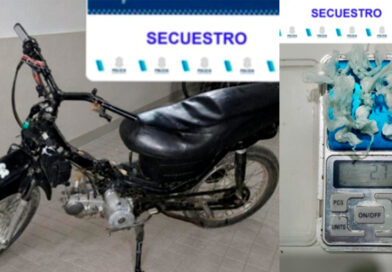 Dos menores fueron aprehendidos con cocaína y una moto robada