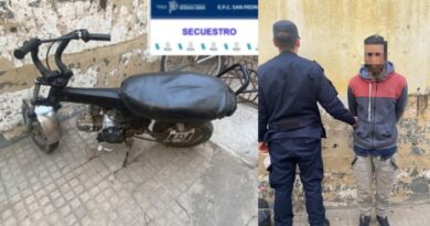 Recuperan motocicleta con pedido de secuestro activo y demoran a un joven en Pellegrini al 1100