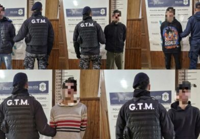 La dueña los descubrió y huyeron: terminaron loa 5 detenidos a pocas cuadras