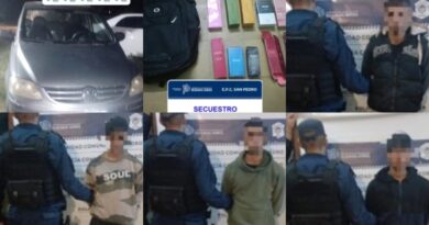 Detuvieron a cinco hombres acusados de cometer un robo agravado