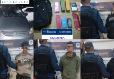 Detuvieron a cinco hombres acusados de cometer un robo agravado