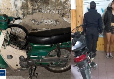 Hallaron una moto abandonada y otra circulaba con numeración adulterada