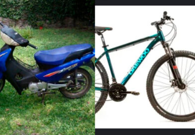 Delincuentes entraron a una vivienda y se llevaron una moto y una bicicleta