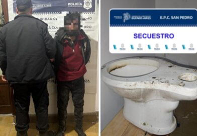 Intentó robar un inodoro tras escalar un balcón y fue detenido