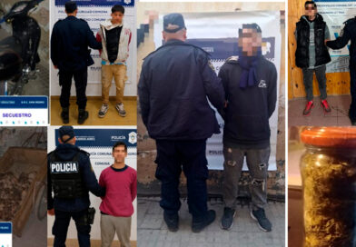 Operativos de prevención: detenciones por robo de batatas, marihuana y un hombre con pedidos de captura