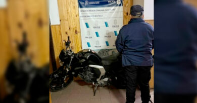 Secuestran en Río Tala una moto robada en Vicente López