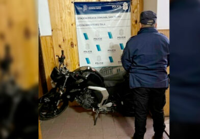 Secuestran en Río Tala una moto robada en Vicente López