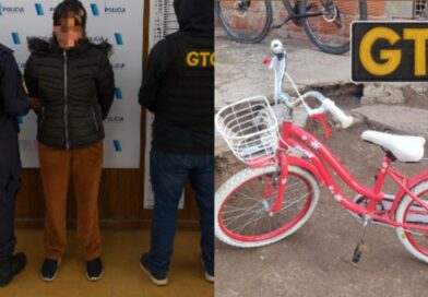Hurto en La Tosquera: secuestran bicicleta y aprehenden a una mujer de 35 años