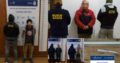 Tres procedimientos policiales: dos detenidos por pedidos judiciales y dos aprehendidos por alterar el orden público