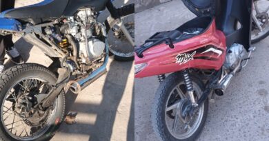 Retienen dos motos con escapes antirreglamentarios en operativos de tránsito