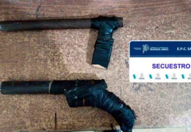 Aprehendieron a un adolescente de 13 años que llevaba un arma de fabricación casera