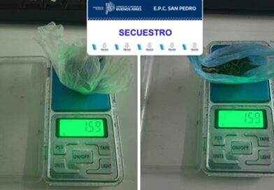 Dos jóvenes de 14 y 17 años fueron demorados por tenencia de marihuana