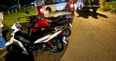 Operativo de tránsito en el boulevard: secuestraron 10 motocicletas por distintas infracciones