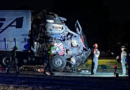 Accidente de madrugada en la Ruta 9: un camión impactó contra otro a la altura del basural de Baradero